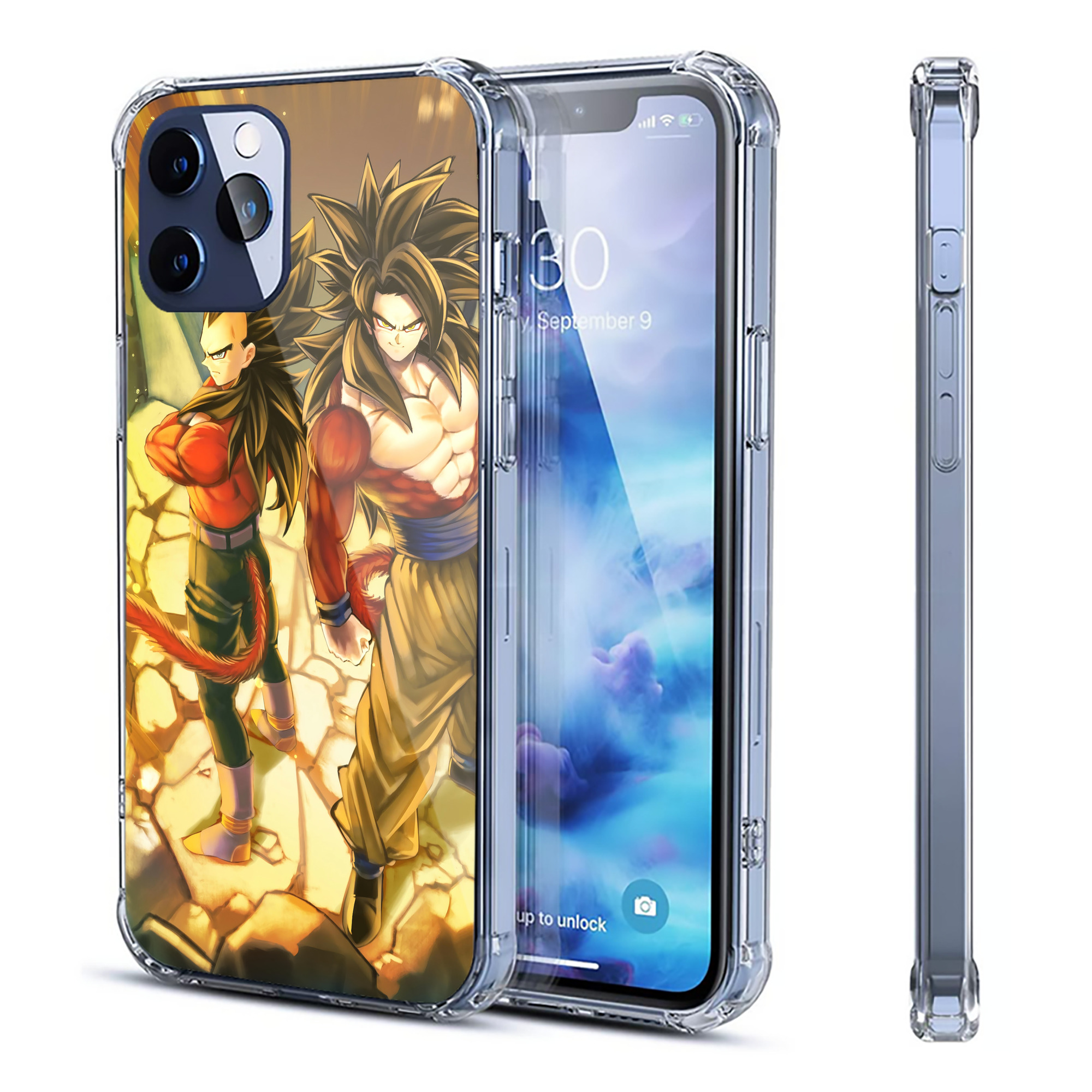 （画像用） ドラゴンボール DRAGON BALL 【iPhone 12シリーズ対応】透明スマホケース（クリアソフトケース）